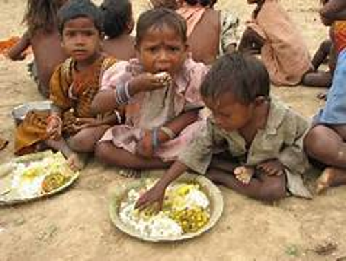 children eating